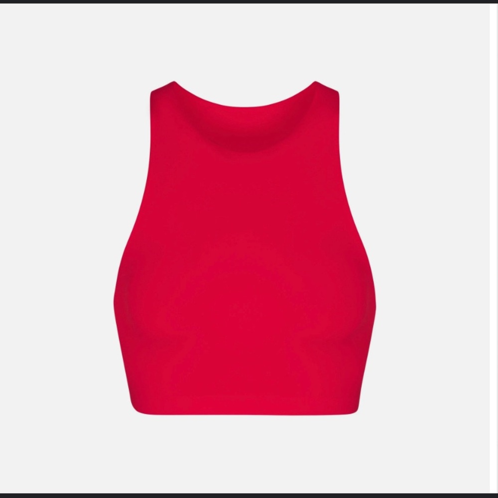SKIMS FITS EVERYBODY RUBY RED BRALETTE